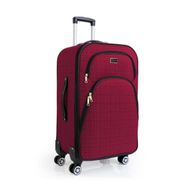 Louisiana Polo 1081 Bordo 4 Teker Kumaş Büyük Boy Valiz
