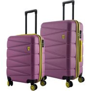 Louisiana Polo 1164 Pembe 4x2 Teker Orta ve Kabin Boy 2'li Valiz Seti