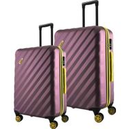 Louisiana Polo 1165 Rose 4x2 Teker Büyük ve Orta Boy 2'li Valiz Seti