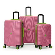 Louisiana Polo 1169 Pembe Büyük Orta ve Kabin Boy 3'lü Valiz Seti