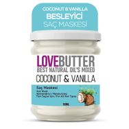 Love Butter 190 ml Tüm Saçlar İçin Coconut-Vanilya Nemlendirici Saç Maskesi