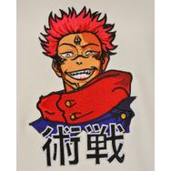 Loviras Jujutsu Kaisen Ryomen Sukuna Kırık Beyaz Unisex T-shirt