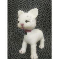 Lrs Store Kedi Amigurumi Hand Made Uyku Arkadaşı 25 cm Hayvan Peluş Oyuncak
