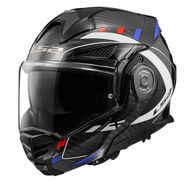 LS2 Advant X Karbon Future Çene Açılır Siyah Motosiklet Kaskı
