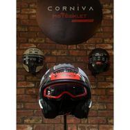 LS2 Copter 2 Urbane Mat Beyaz- Kırmızı Kask