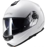 LS2 FF325 Strobe Çeneden Açılır Beyaz Motorsiklet Kaskı