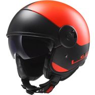 LS2 OF597 Cabrio Mat Turuncu Kask