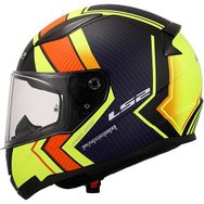 LS2 Rapid 2 Mat Neon Sarı Navy Mavi Extra Kapalı Motorsiklet Kask