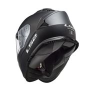LS2 Storm 2 Full Face Siyah Gri Motosiklet Kaskı