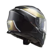 LS2 Storm 2 Velvet Full Face Siyah Gök Kuşağı Motosiklet Kaskı