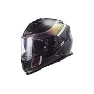 LS2 Storm 2 Velvet Gökkuşağı Mat Siyah Motosiklet Kaskı
