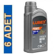 Lubex Primus 10W-40 EC 1 lt 6'lı Motor Yağı