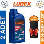 Lubex Rapidus 20W-40 1 Lt 2'li 4 Zamanlı Motosiklet Yağı