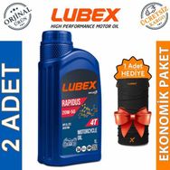Lubex Rapidus 20W-50 1 L 2'li 4 Zamanlı Motosiklet Yağı