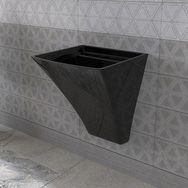 Lucco Loop Siyah Asma Monoblok 50 cm Lavabo