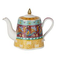 Lucky Art Eliana Bone Karışık Desenli 800 ml Porselen Çaydanlık