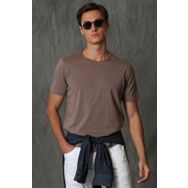 Lufian 111020149 Toprak Junya Basic Erkek T-shirt