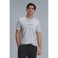 Lufian 111020190 Taş Bisiklet Yaka Regular Fit Kısa Kollu Erkek T-shirt