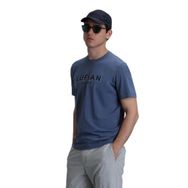 Lufian 111020191 Gold Koyu Mavi Erkek T-shirt