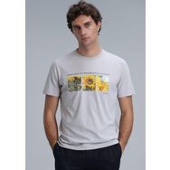 Lufian 111020192 June Taş Modern Grafik Erkek T-Shirt