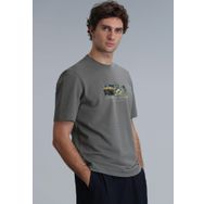 Lufian 111020193 Bianca Nefti Modern Grafik Erkek T-shirt