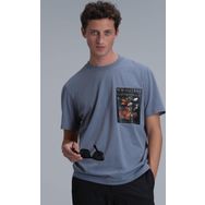 Lufian 111020202 Koyu Gri Erkek T-shirt