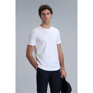 Lufian 111020203 Beyaz Erkek T-shirt