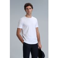 Lufian 111020203 Beyaz Erkek T-shirt
