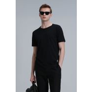 Lufian 111020203 Junya Siyah Erkek T-shirt