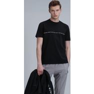 Lufian 111020211 Carlos Siyah Modern Grafik Erkek T-shirt