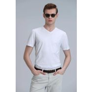 Lufian 111020224 Tuna Beyaz Erkek T-shirt