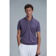 Lufian 111040163 Vernon Mor Smart Polo Erkek T-shirt