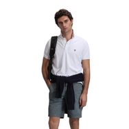 Lufian 111040164-100500 Laon Beyaz Günlük Polo Yaka Erkek T-shirt