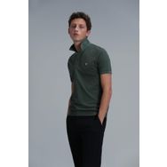 Lufian 111040164 Laon Yeşil Smart Polo Erkek T-Shirt