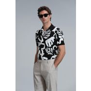 Lufian 111040169 Lindon Siyah Smart Polo Erkek T-Shirt