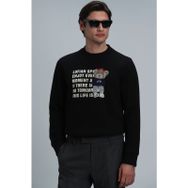 Lufian 112030118 Siyah Erkek Sweatshirt