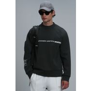 Lufian 112030119 Kırık Beyaz Erkek Sweatshirt