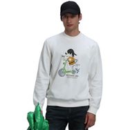 Lufian 112030128 Kırık Beyaz Erkek Sweatshirt