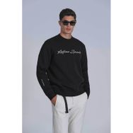 Lufian 112030137 Siyah Loved Erkek Sweatshirt