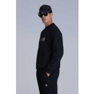 Lufian 112030145 Luther Lacivert Erkek Sweatshirt