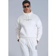 Lufian 112030152 Brave Kırık Beyaz Erkek Sweatshirt