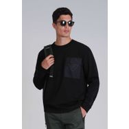 Lufian 112030153 Techno Siyah Erkek Sweatshirt