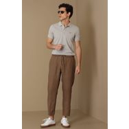 Lufian 627111040091 Taş Laon Spor Polo Yaka Erkek T-shirt