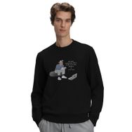 Lufian 627112030078 Siyah Donovan Erkek Sweatshirt
