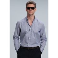 Lufian Getz Lacivert Regular Fit Basic Erkek Gömlek
