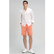 Lufian Zegler Slim Fit Turuncu Spor Erkek Chino Şort