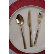 Lugga Nida Gold 18 Parça 6 Kişilik Çatal Kaşık Bıçak Seti