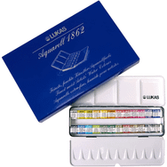 Lukas Aquarell 1862 Usta Seri 24 Renk 1/2 Tablet Suluboya Seti