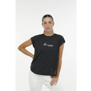 Lumberjack 11CT1092 WL BLAIR 4FX Siyah Kadın Kısa Kol T-Shirt