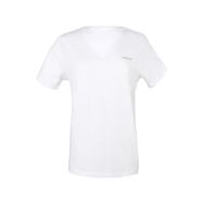 Lumberjack 11CT126 4 FX WB V Neck Beyaz Kadın T-shirt